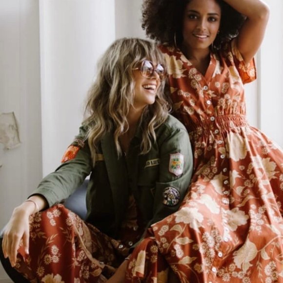 Spell Great Ocean Road Overshirt Khaki NWT S - Picture 8 of 14